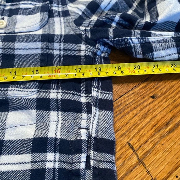 American Eagle Super Soft Plaid Hooded Flannel Shirt XS - Picture 3 of 7